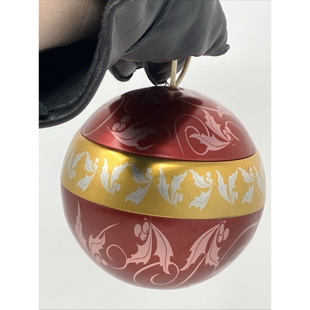Ghirardelli Chocolate Christmas Ornament Red and Gold